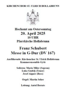 Hochamt am Ostersonntag 2025