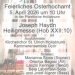 Osterhochamt 2026